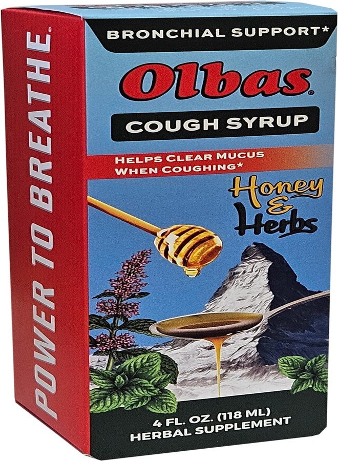 أولباس شراب أولباس للسعال، عبوة واحدة (120 مل)، تركيبة أعشاب وعسل مهدئة للسعال، يدعم صحة الرئتين ويخفف التهاب الشعب الهوائية، شراب سعال طبيعي للأطفال والكبار - Image 2